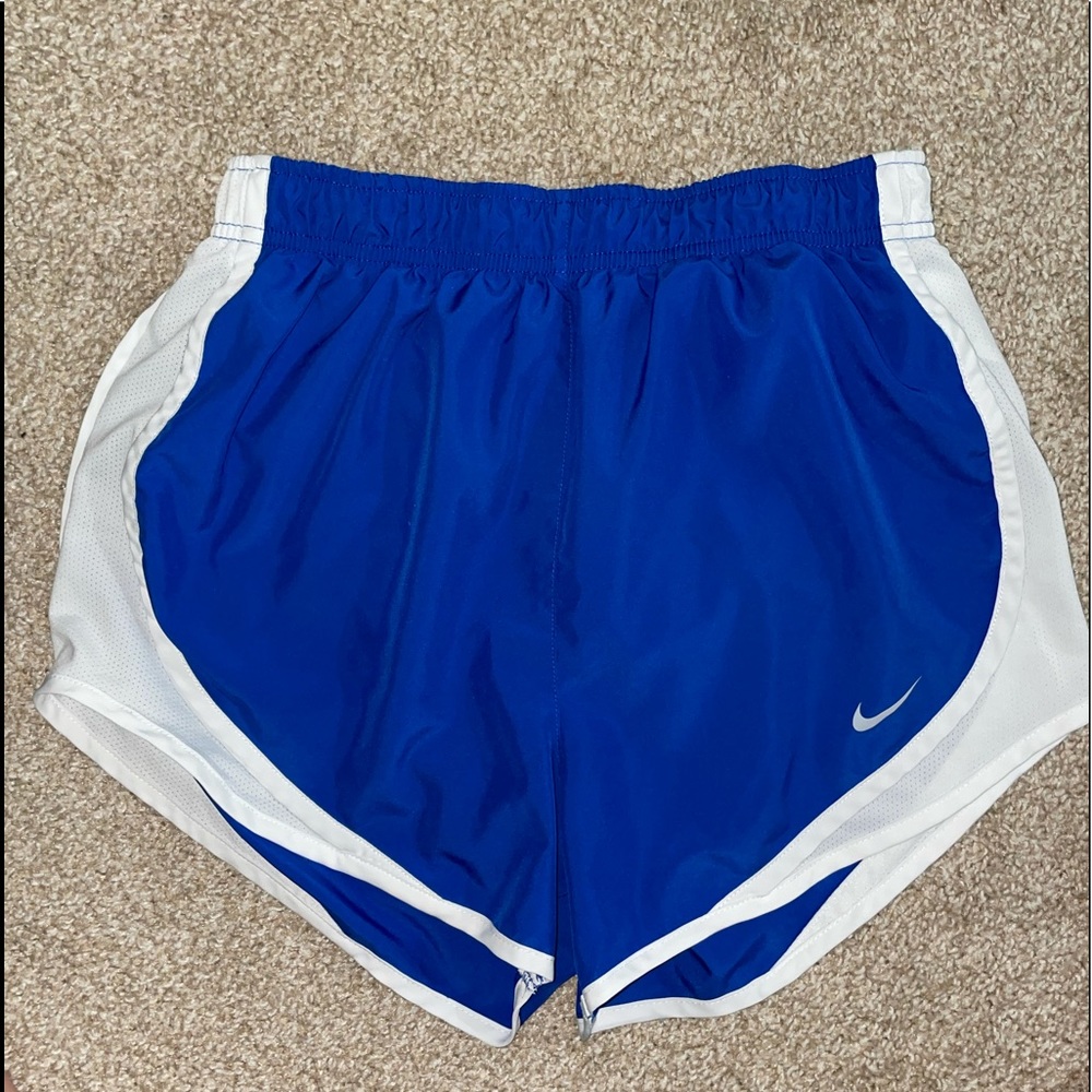 Royal blue Nike Dri-Fit shorts